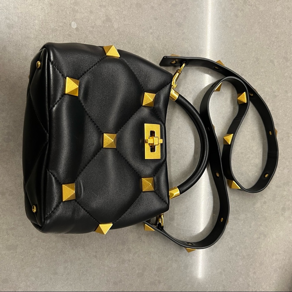 Small Roman Stud The Handle Bag In Nappa - image 2